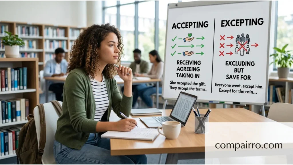 ACCEPTING OR EXCEPTING FOR STUDENTS