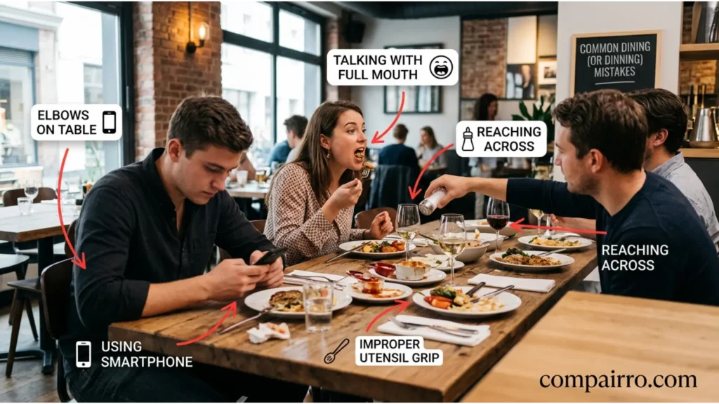 COMMON MISTAKES WITH DINING OR DINNING