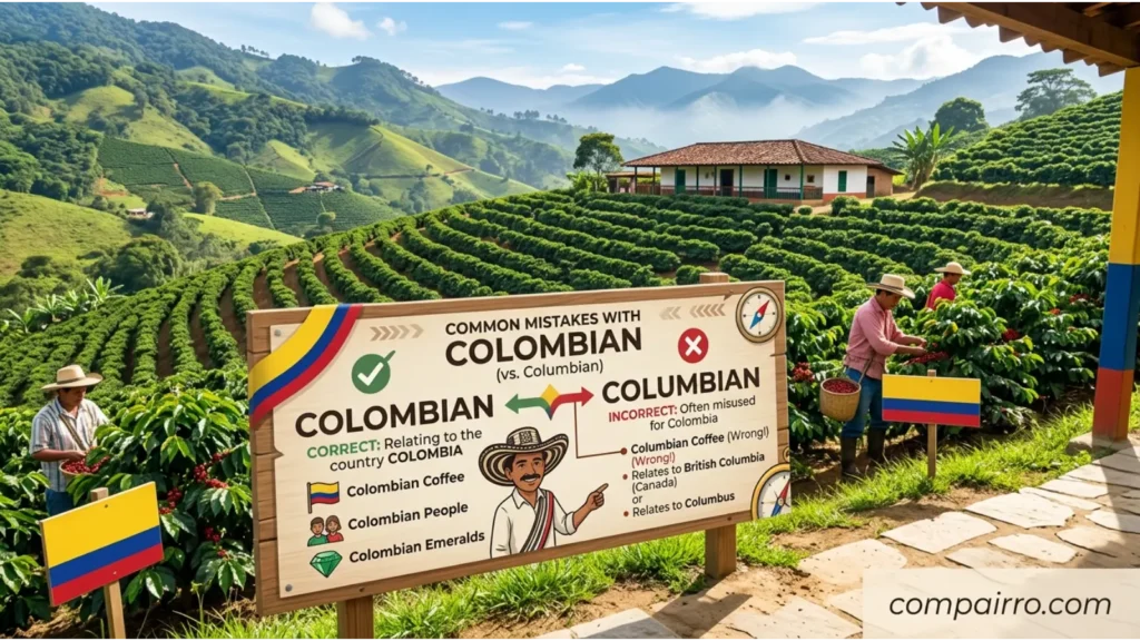 Common Mistakes With Columbian or Colombian
