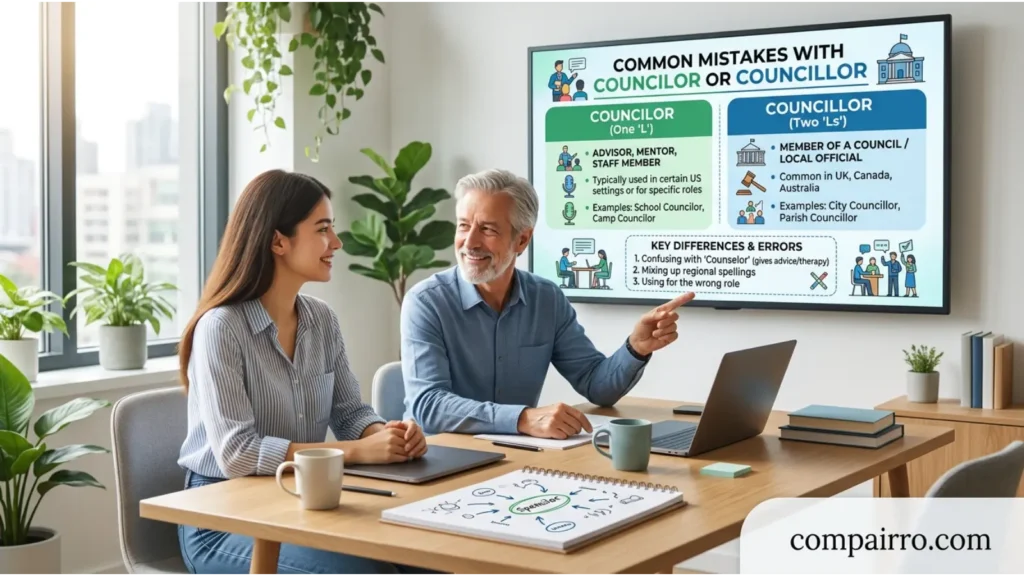 Common Mistakes With Councilor or Councillor