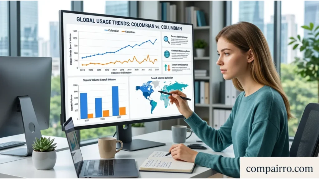 Columbian or Colombian – Google Trends 
