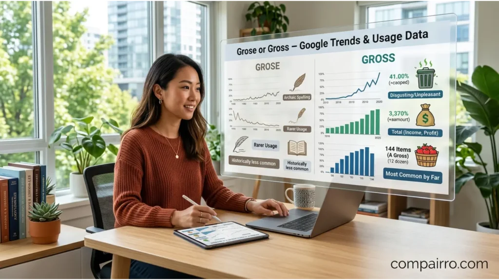 Grose or Gross – Google Trends