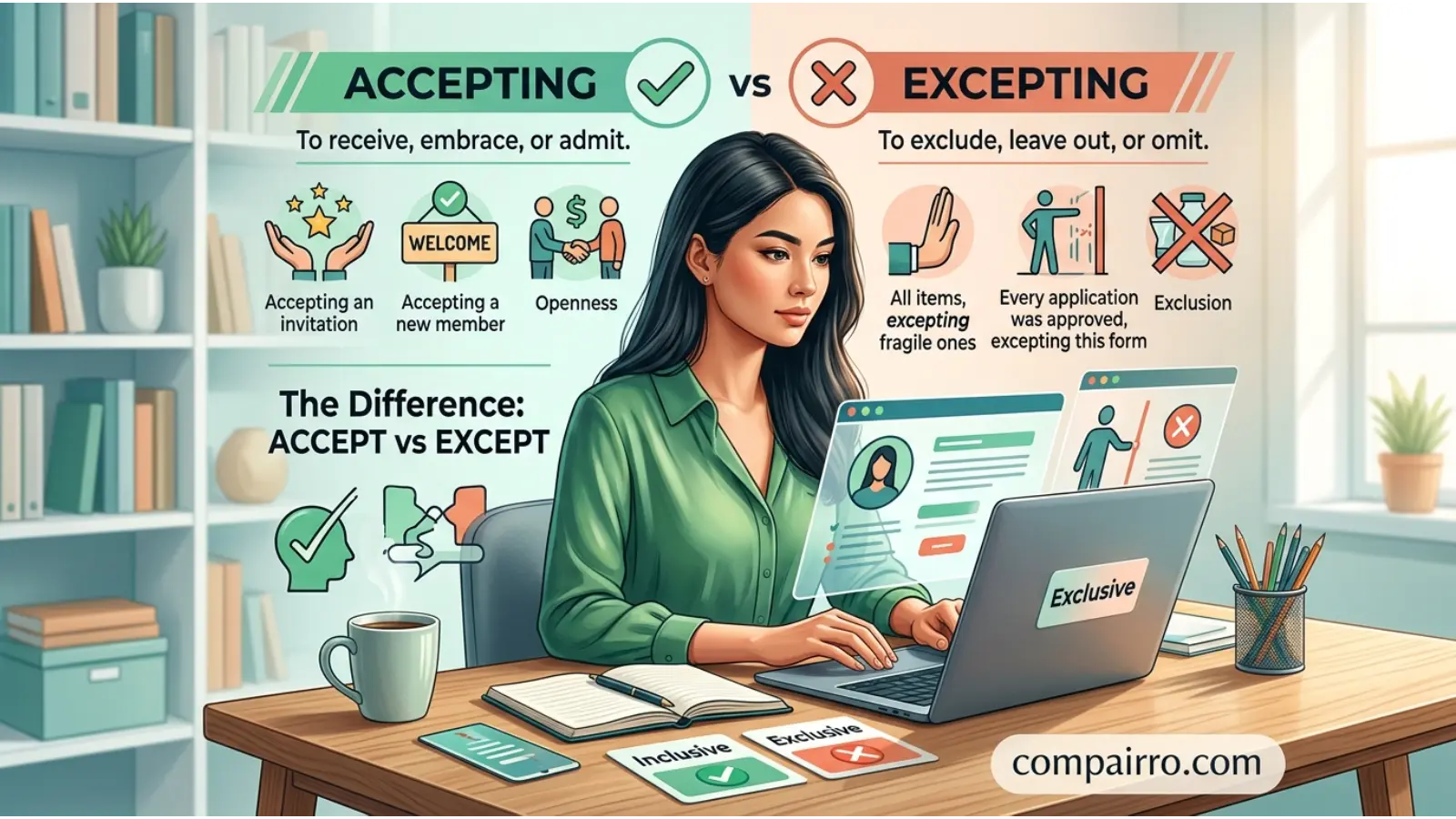 Accepting or Excepting