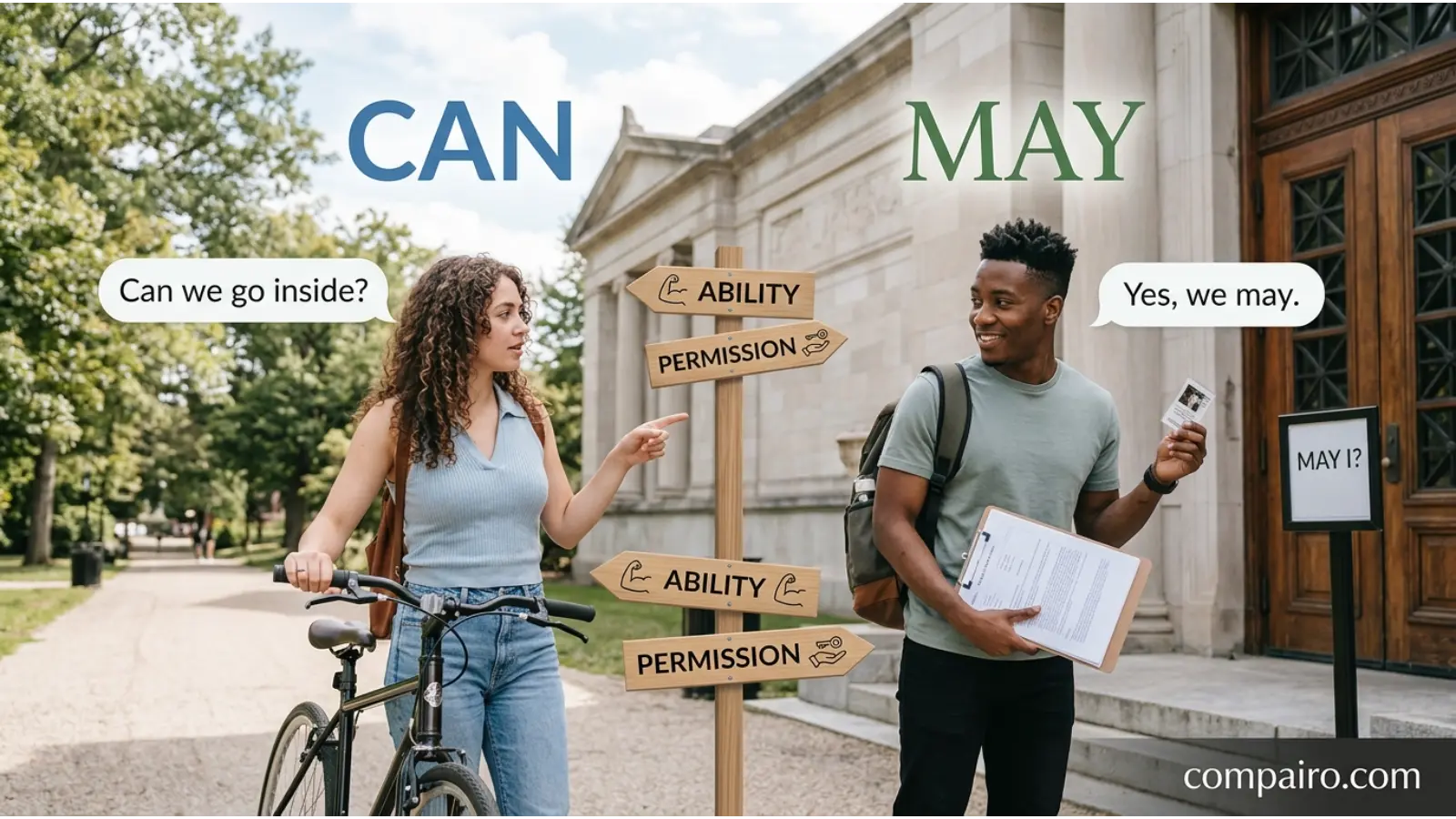 Can or May