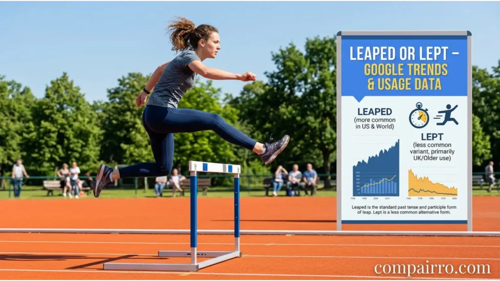 LEAPED OR LEPT – GOOGLE TRENDS 