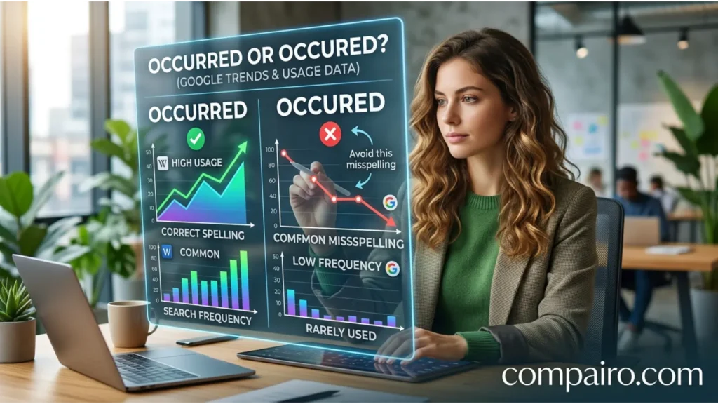 Occured or Occurred – Google Trends