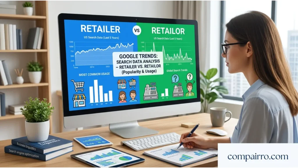 RETAILOR OR RETAILER – GOOGLE TRENDS