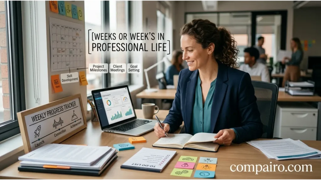 Weeks or Week’s in Professional Life