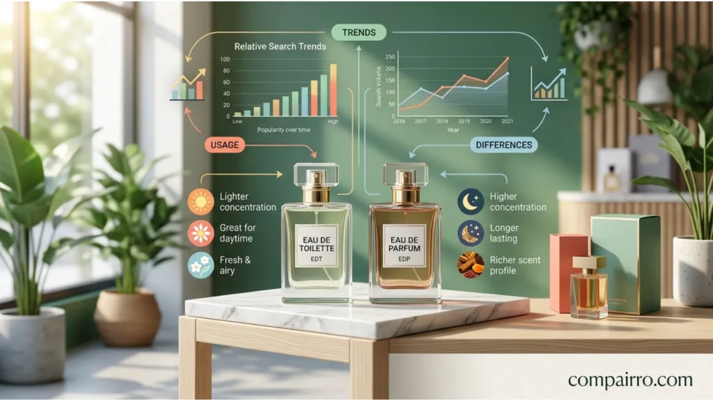 TOILETTE OR PARFUM – GOOGLE TRENDS