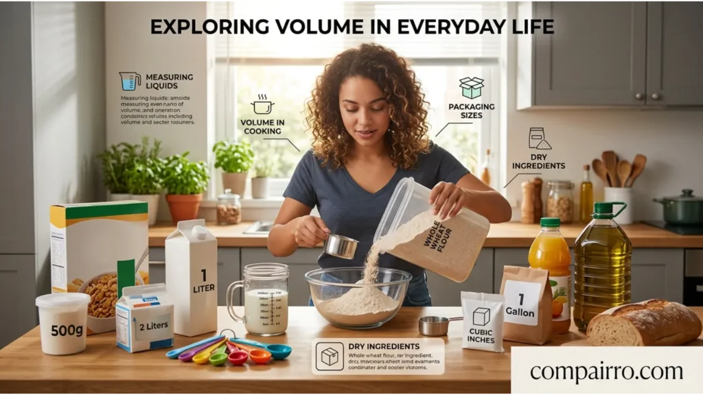 VOLUMN OR VOLUME IN EVERYDAY EXAMPLES