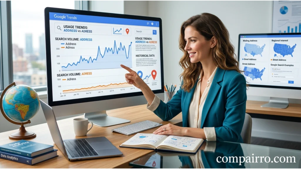 Address or Adress – Google Trends & Usage Data