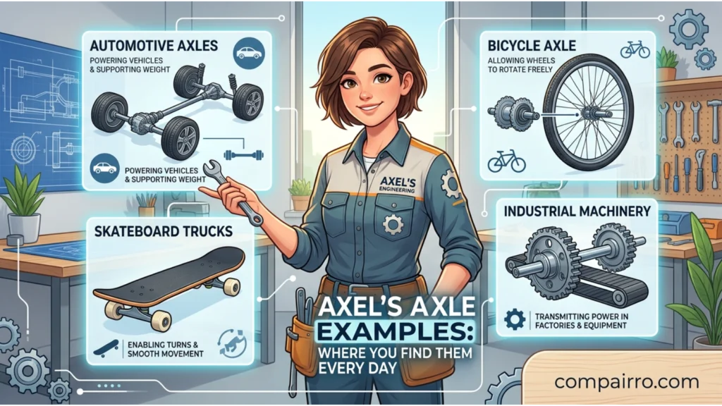 Axel or Axle in Everyday Examples