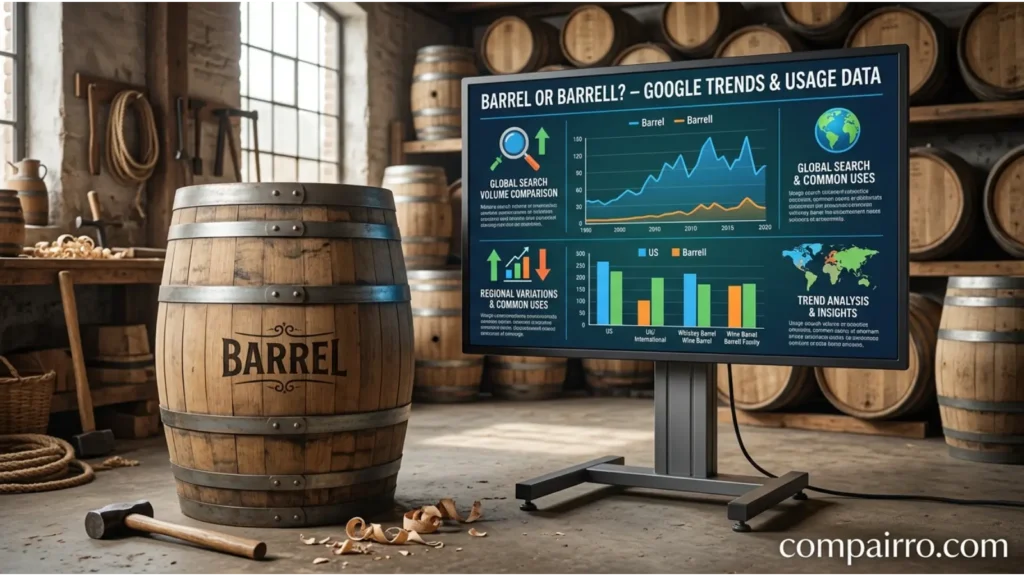 Barrel or Barrell – Google Trends