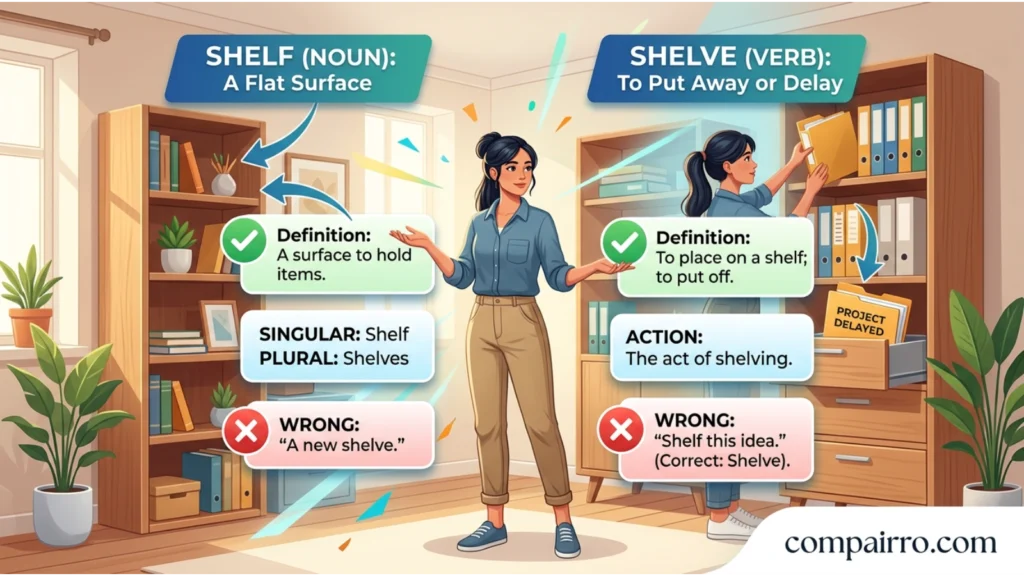 Common Mistakes With Shelf or Shelve