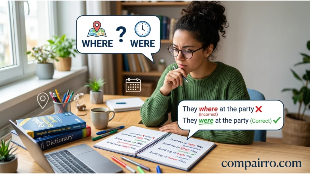 COMMON MISTAKES WITH WHERE OR WERE