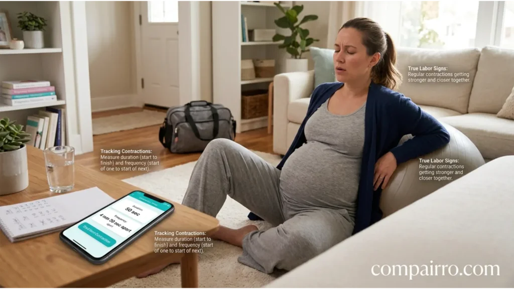 constipation or contractions Everyday Examples