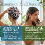 Shampoo or Conditioner First