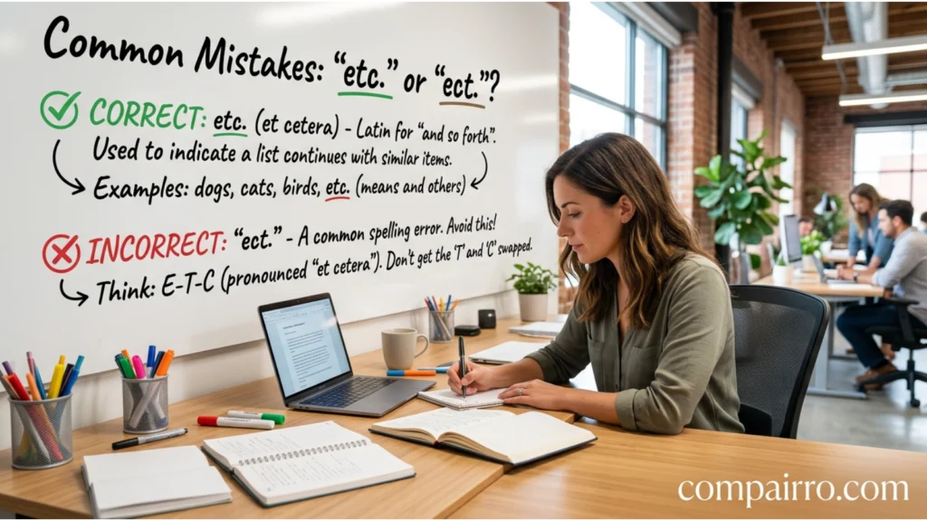 COMMON MISTAKES WITH IS IT ETC OR ECT