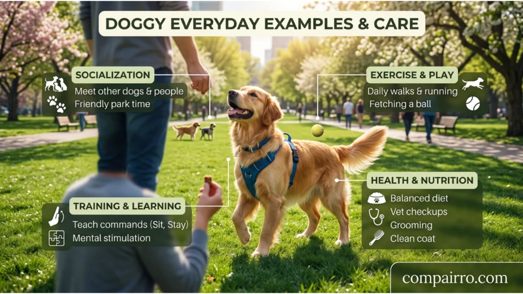 Doggy or Doggie in Everyday Examplesv