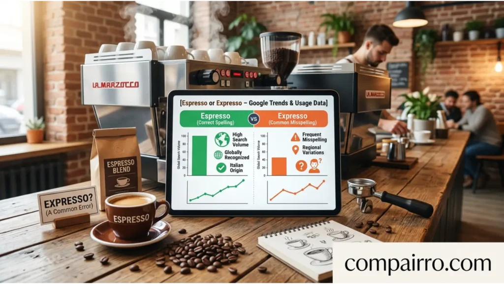 Espresso or Expresso – Google Trends