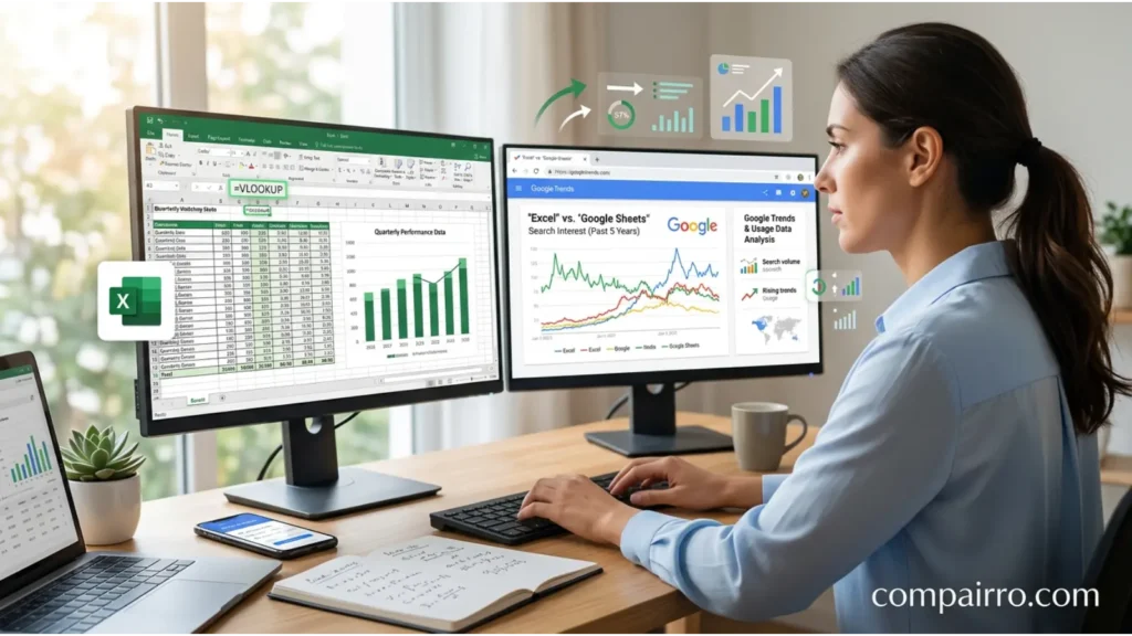 Excel or Excell Google Trends