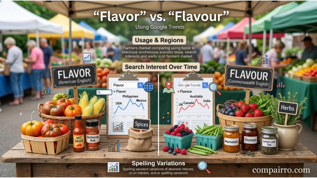 Flavor or Flavour – Google Trends