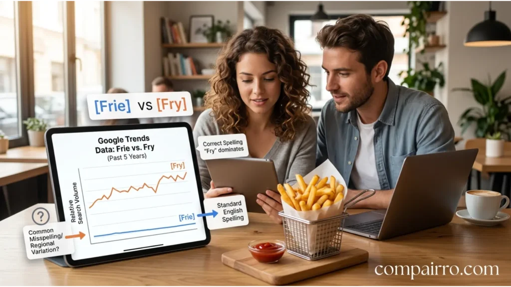 Frie or Fry – Google Trends
