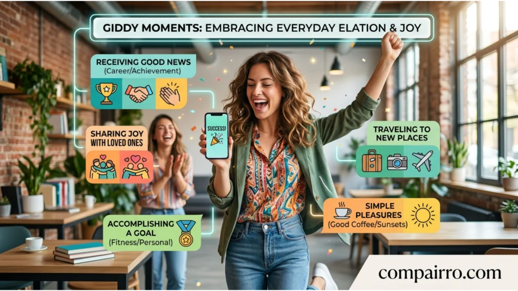 Gitty or Giddy in Everyday Examples