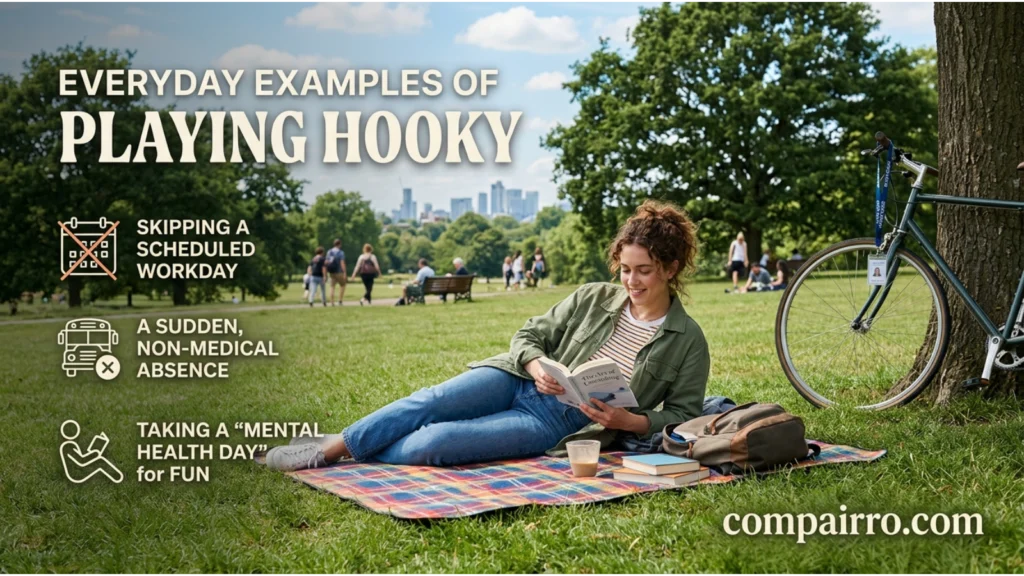 Hooky or Hookie in Everyday Examples