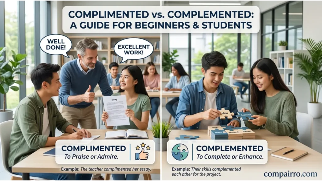 Complimented or Complemented for Students