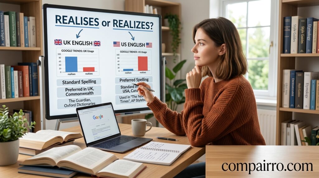 REALISES OR REALIZES – GOOGLE TRENDS
