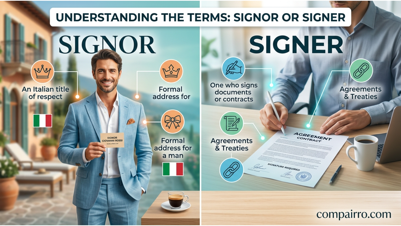 Signor or Signer