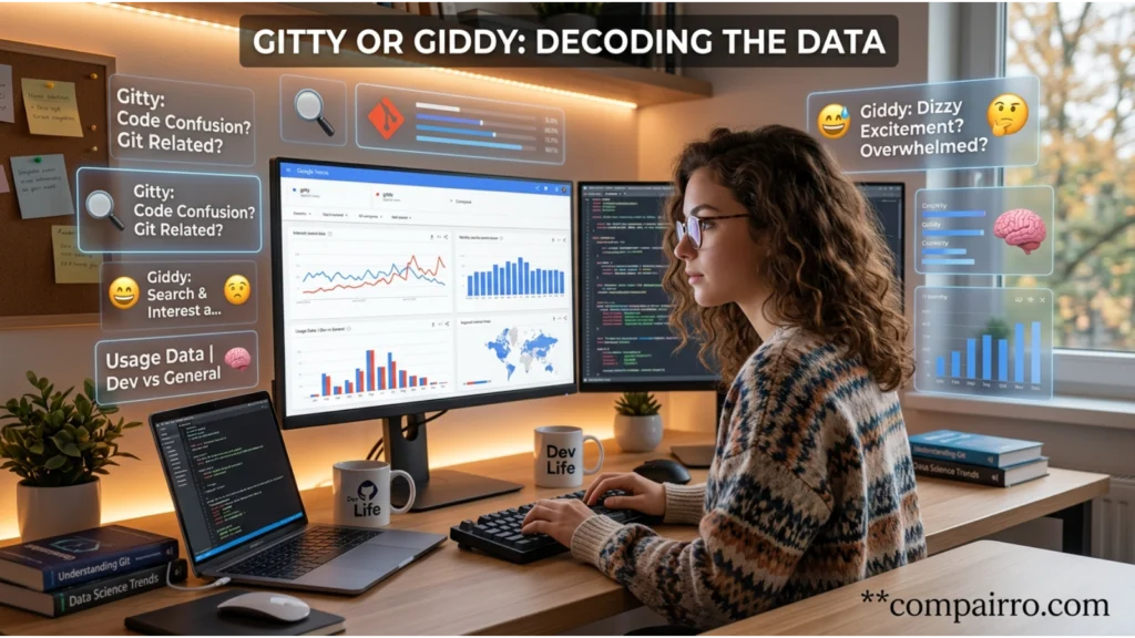 Gitty or Giddy β Google Trends & Usage Data