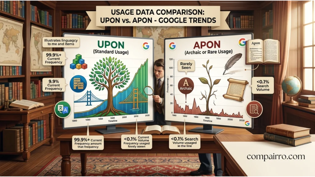 Upon or Apon – Google Trends & Usage Data