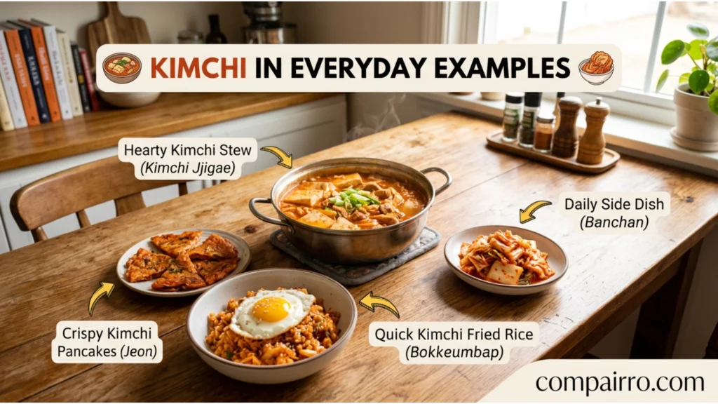 Kimchee or Kimchi in Everyday Examples