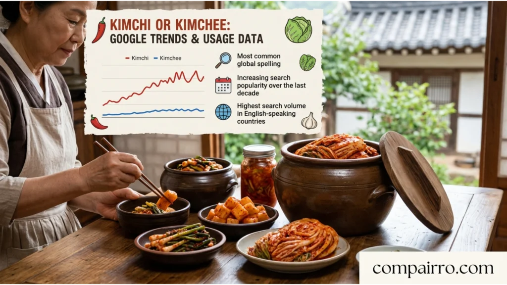 Kimchee or Kimchi β Google Trends & Usage Data