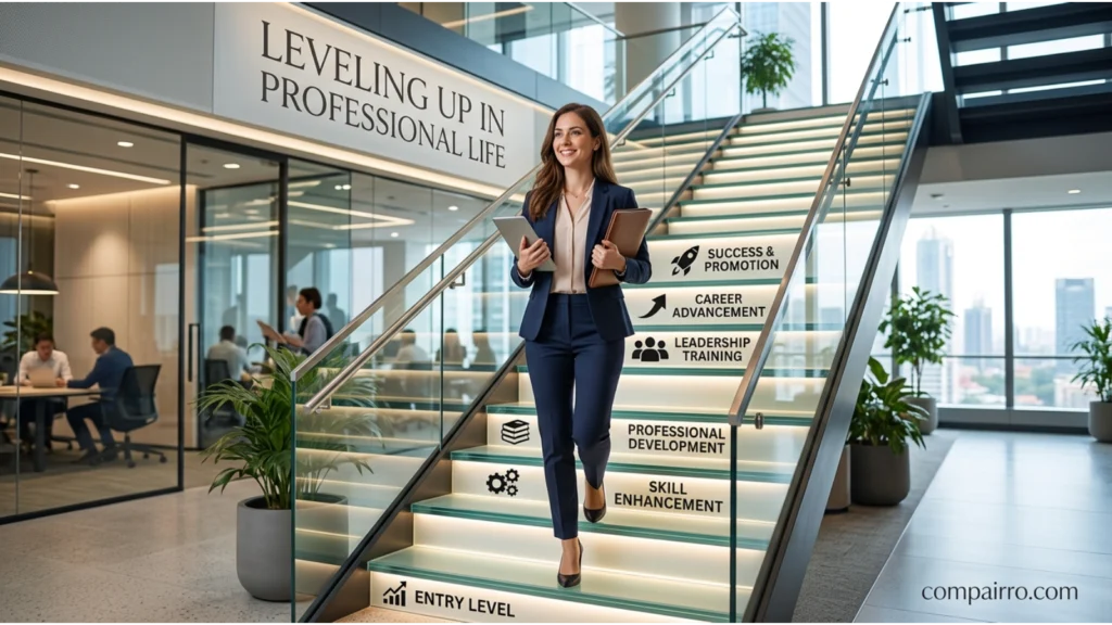 Levelling or Leveling in Professional Life