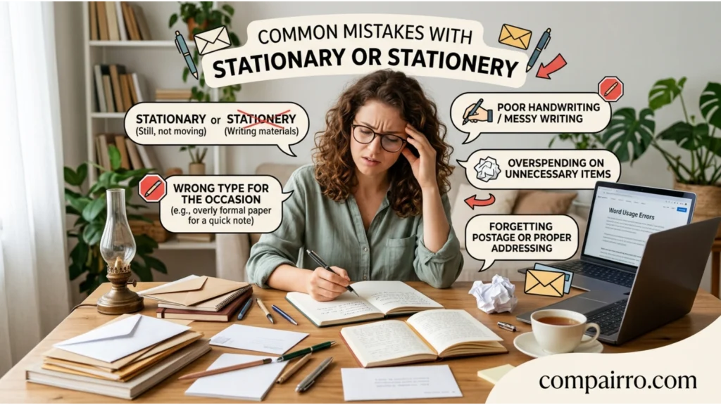 Common Mistakes With Stationary or Stationery