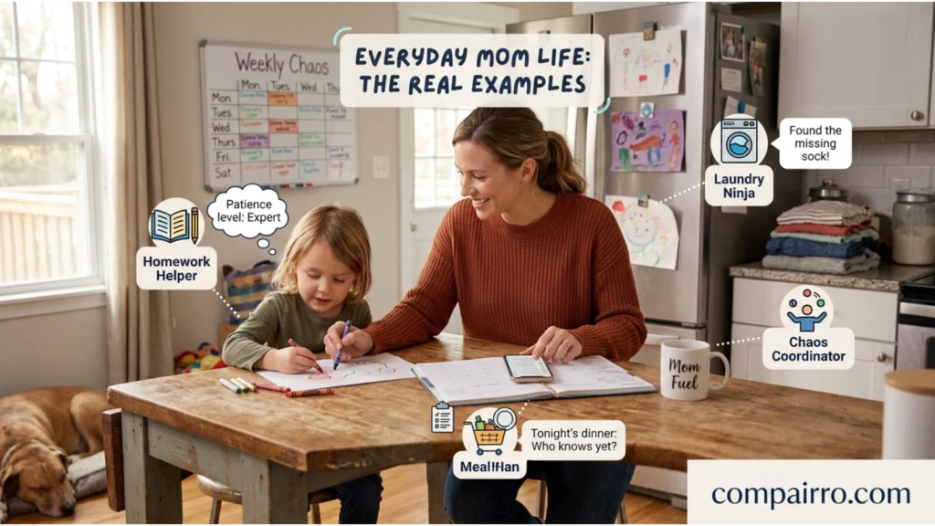 Mom or Mum in Everyday Examples