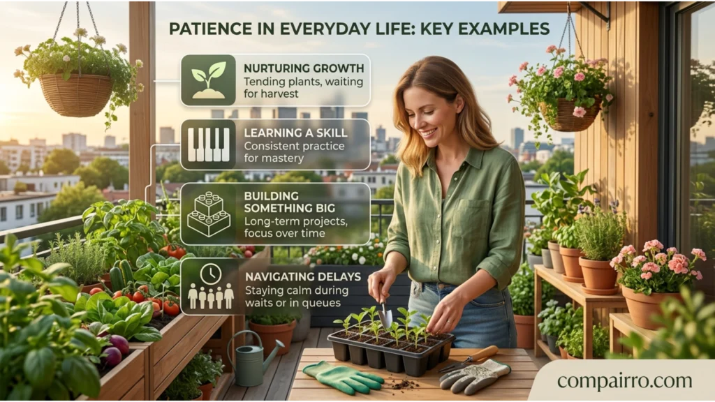 Patients or Patience in Everyday Examples