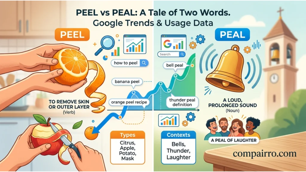 Peel or Peal – Google Trends & Usage Data