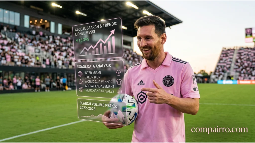 Ronaldo or Messi – Google Trends