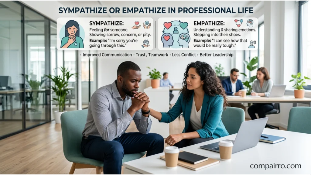 Sympathize or Empathize in Professional Life