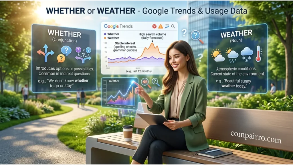 Whether or Weather – Google Trends