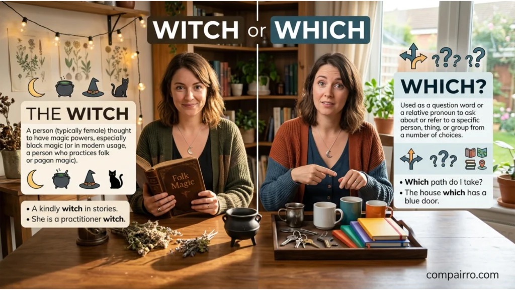 Witch or Which in Everyday Examples