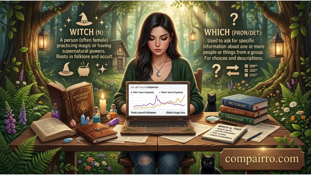 Witch or Which – Google Trends 