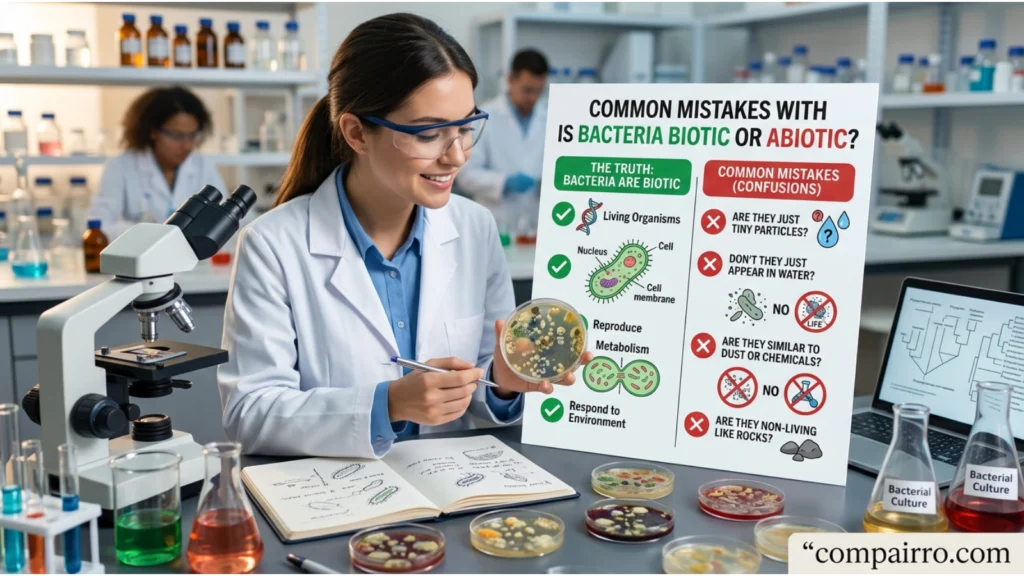 COMMON MISTAKES WITH IS BACTERIA BIOTIC OR ABIOTIC