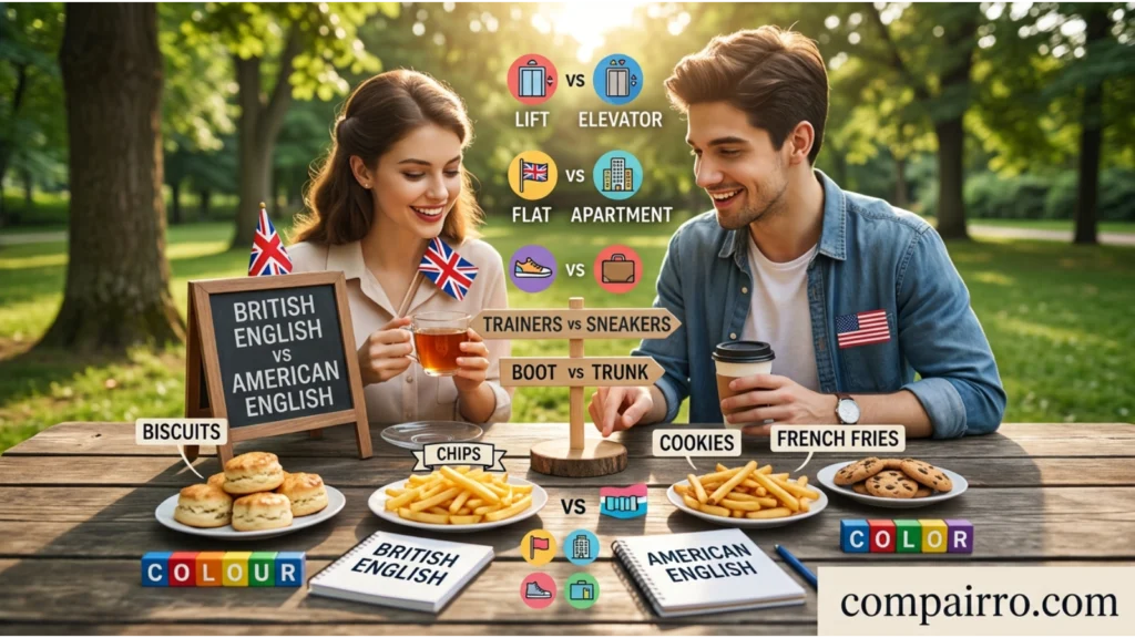 British English vs American English Usage