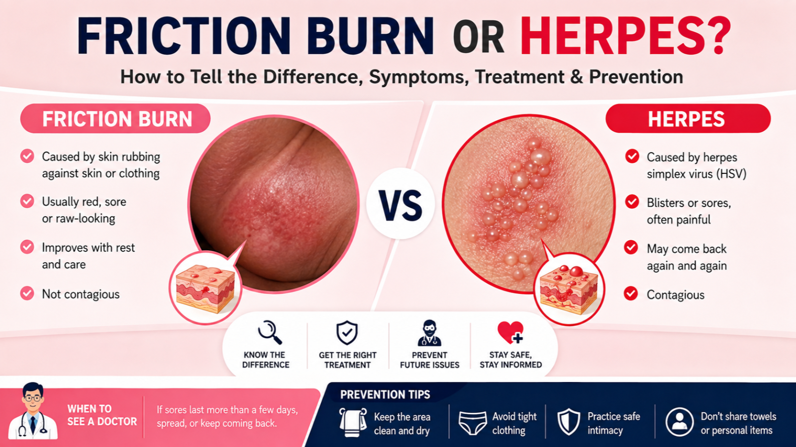 Friction Burn or Herpes