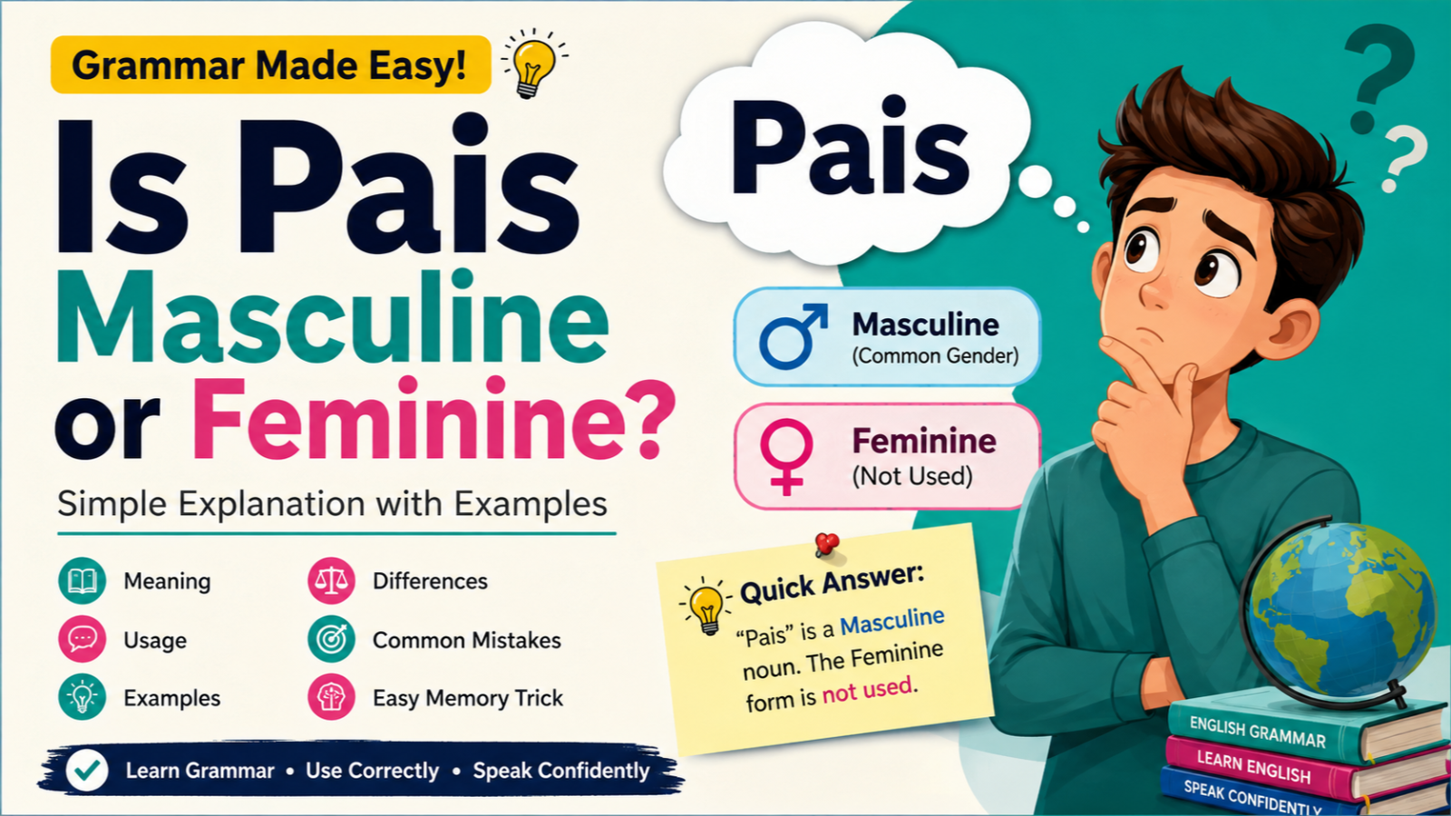Is Pais Masculine or Feminine